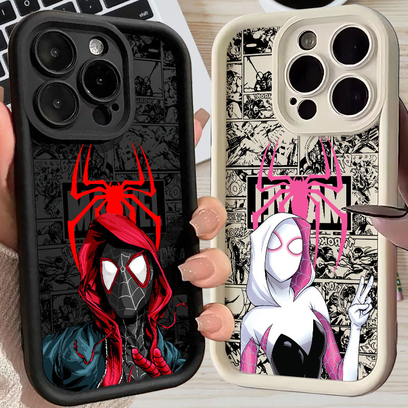 Phone Cases Iphone 16 Pro - غطاء هاتف سبايدرمان مايلز موراليس جوين