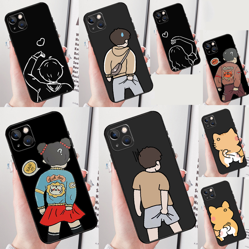 Phone Cases Xr Boys - الكرتون زوجين الحب صبي فتاة قضية