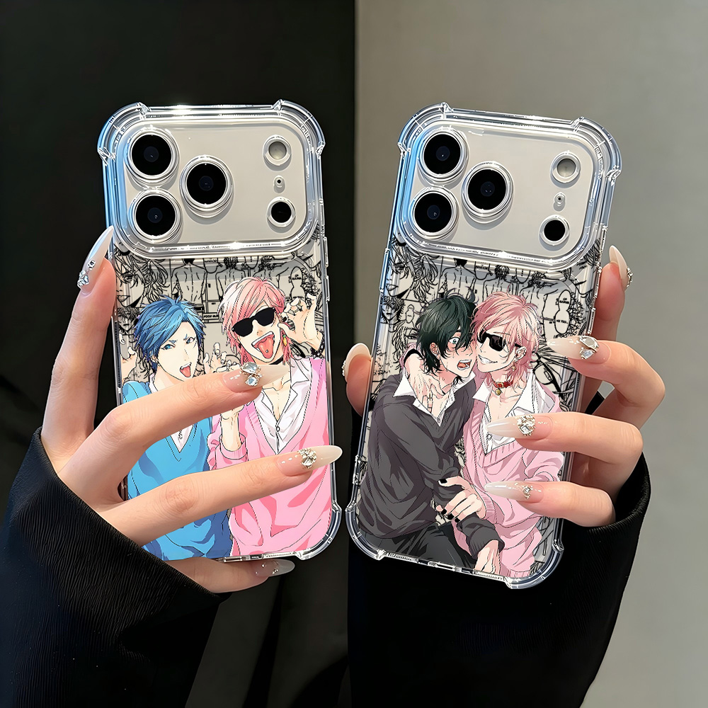 Phone Cases Xr Boys - غطاء هاتف شفاف بتصميم أنمي للرجال