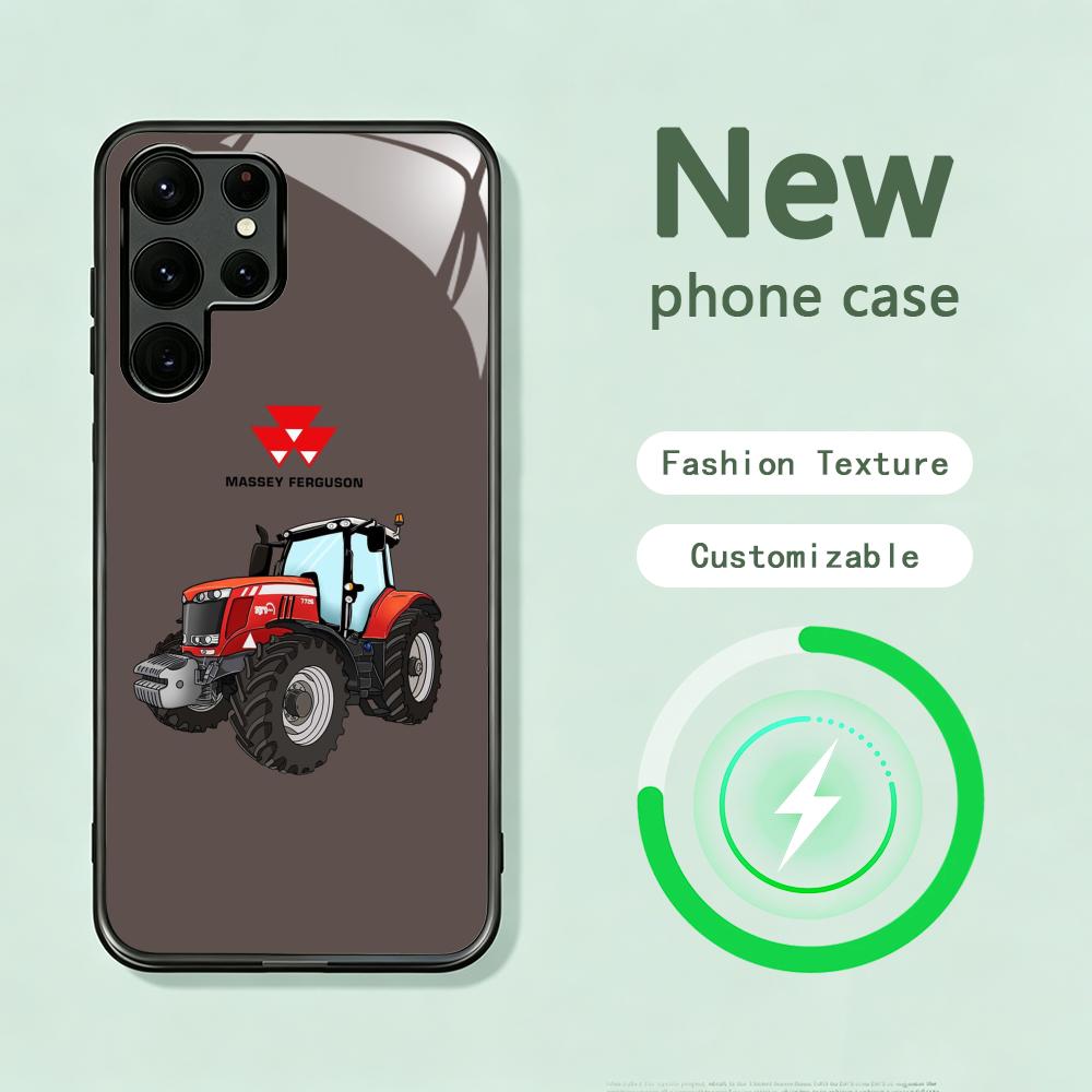 Phone Cases Brands - حافظة هاتف زجاجية مغناطيسية بتصميم جرار