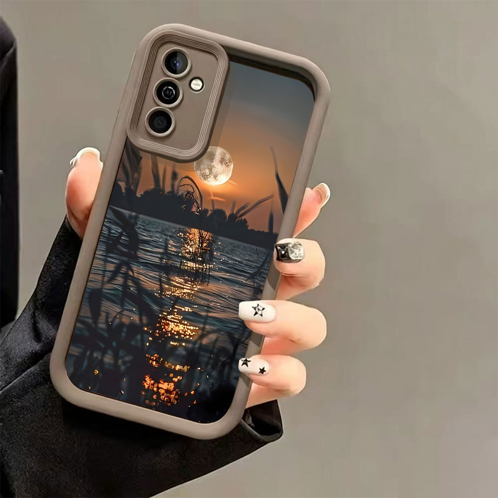 Phone Cases For Samsung S21 5G - غطاء سيليكون ناعم مقاوم للصدمات مع