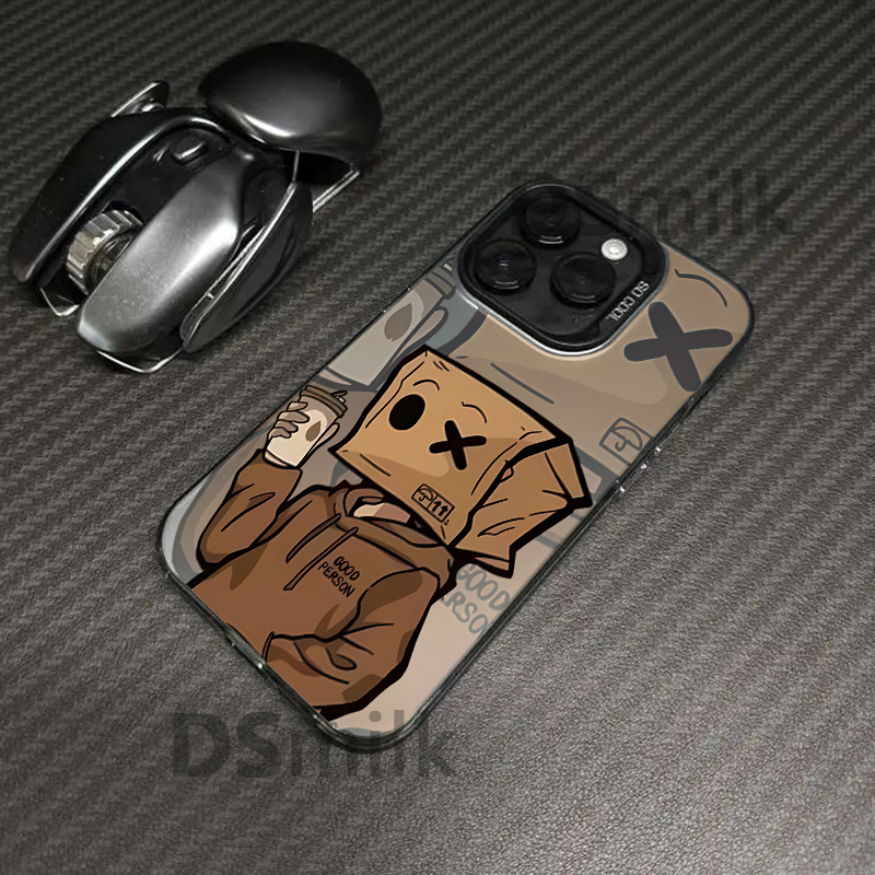 Phone Cases Xr Boys - جراب هاتف بتصميم Paper Bag Boy