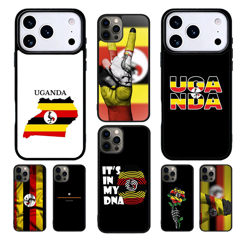 Phone Cases Uganda - غطاء هاتف بنمط علم أوغندا لهواتف