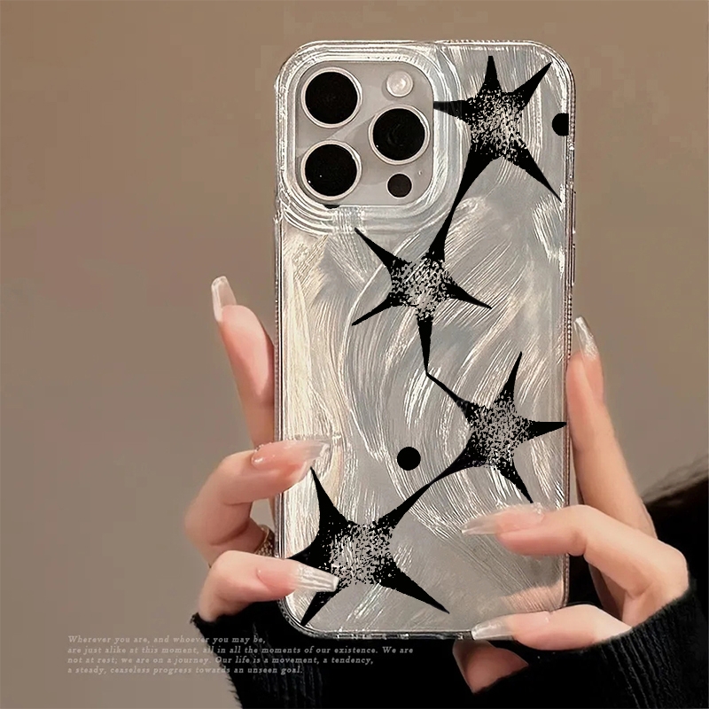 Phone Cases Xs Max - غطاء هاتف بنمط النجمة اللامعة العصري