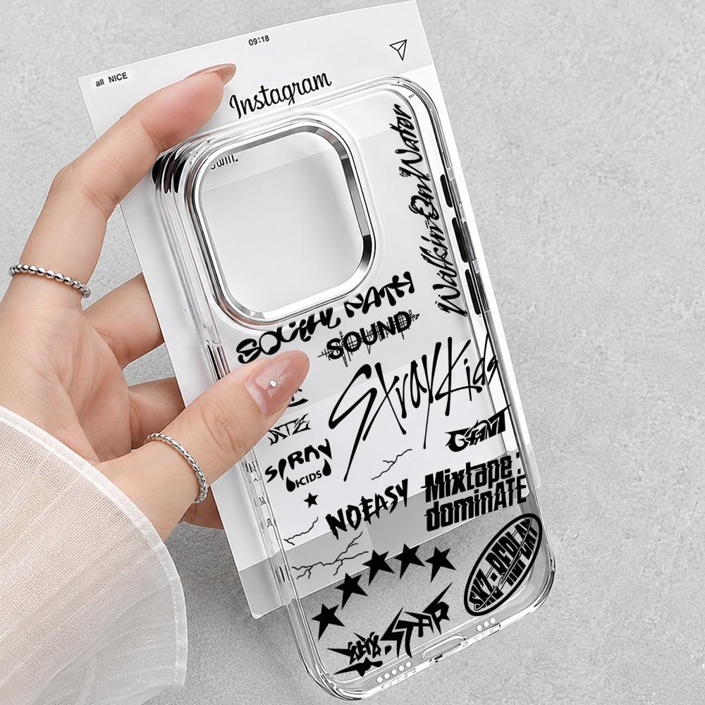 Phone Cases Xs Max - جراب هاتف Kpop S-Stray K-Kids شفاف