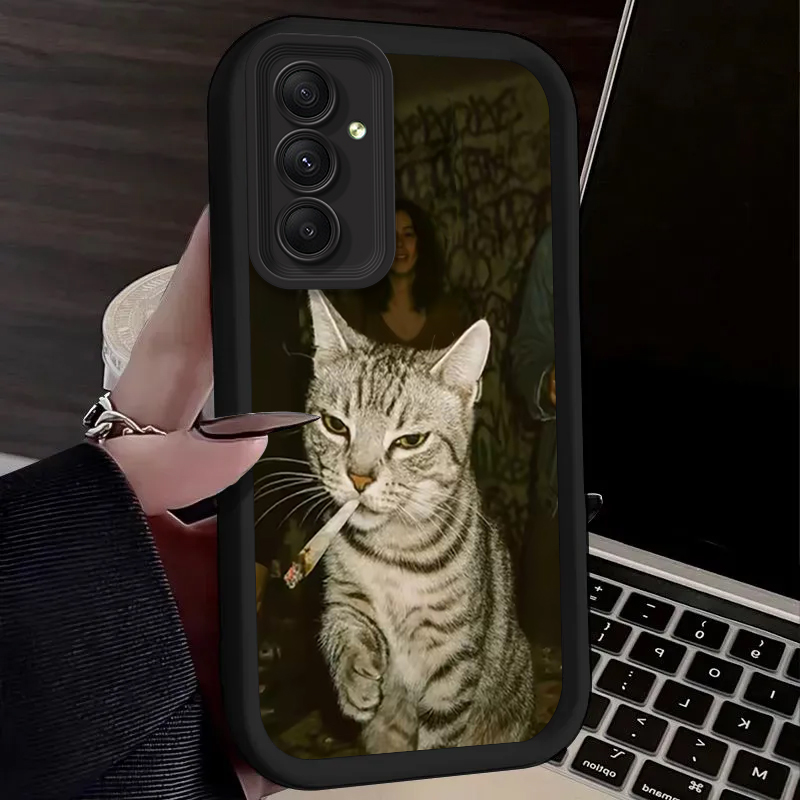 غطاء هاتف عصري بتصميم قطة تدخن - مراجعة Phone Cases Cat وسعره