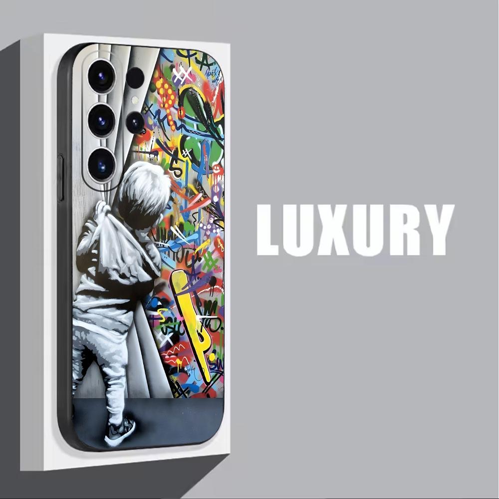 بانكسي جرافيتي آرت حافظة لهاتف - مراجعة Phone Cases Samsung S23 وسعره