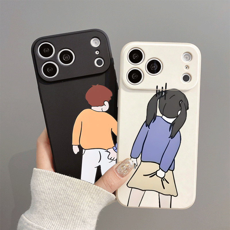 غطاء هاتف بنمط فتى وفتاة لطيف  - مراجعة Phone Cases Xr Boys وسعره