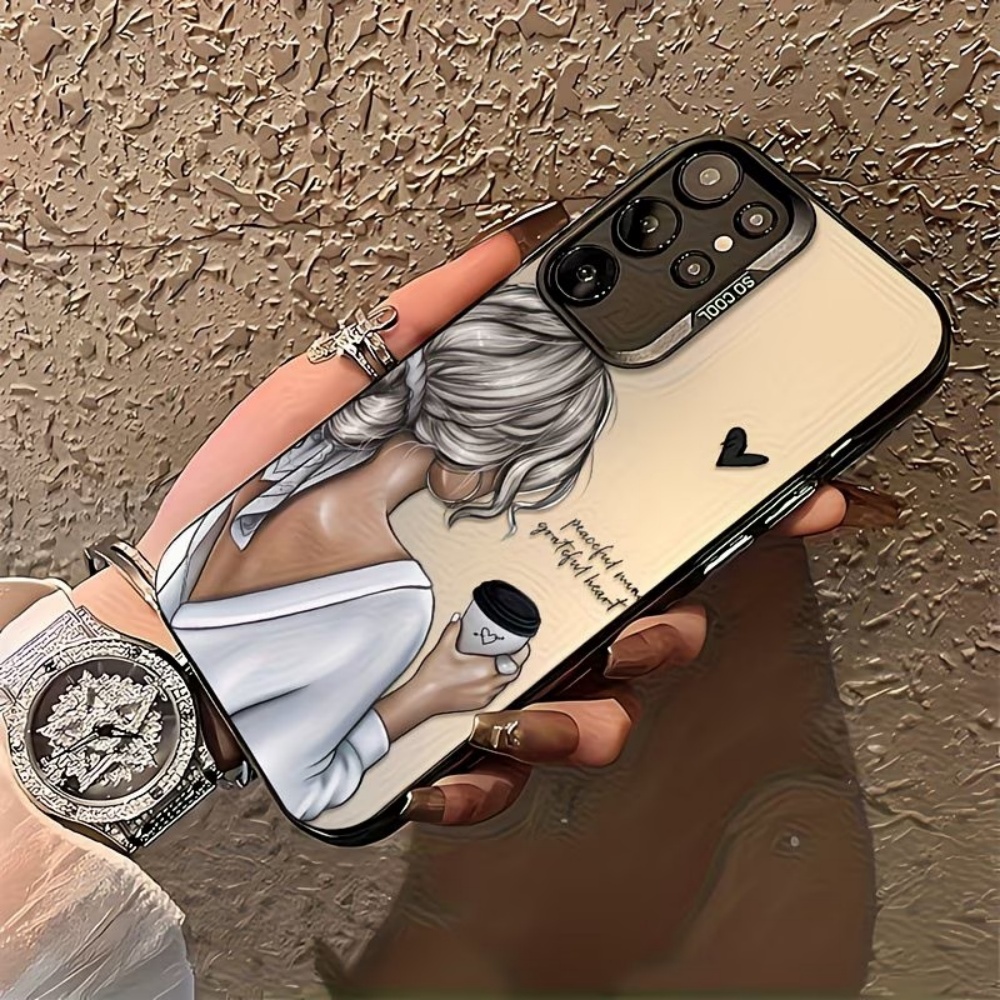 غطاء هاتف مطبوع عليه 'فتاة هاد - مراجعة Phone Cases For Samsung S21 5G وسعره