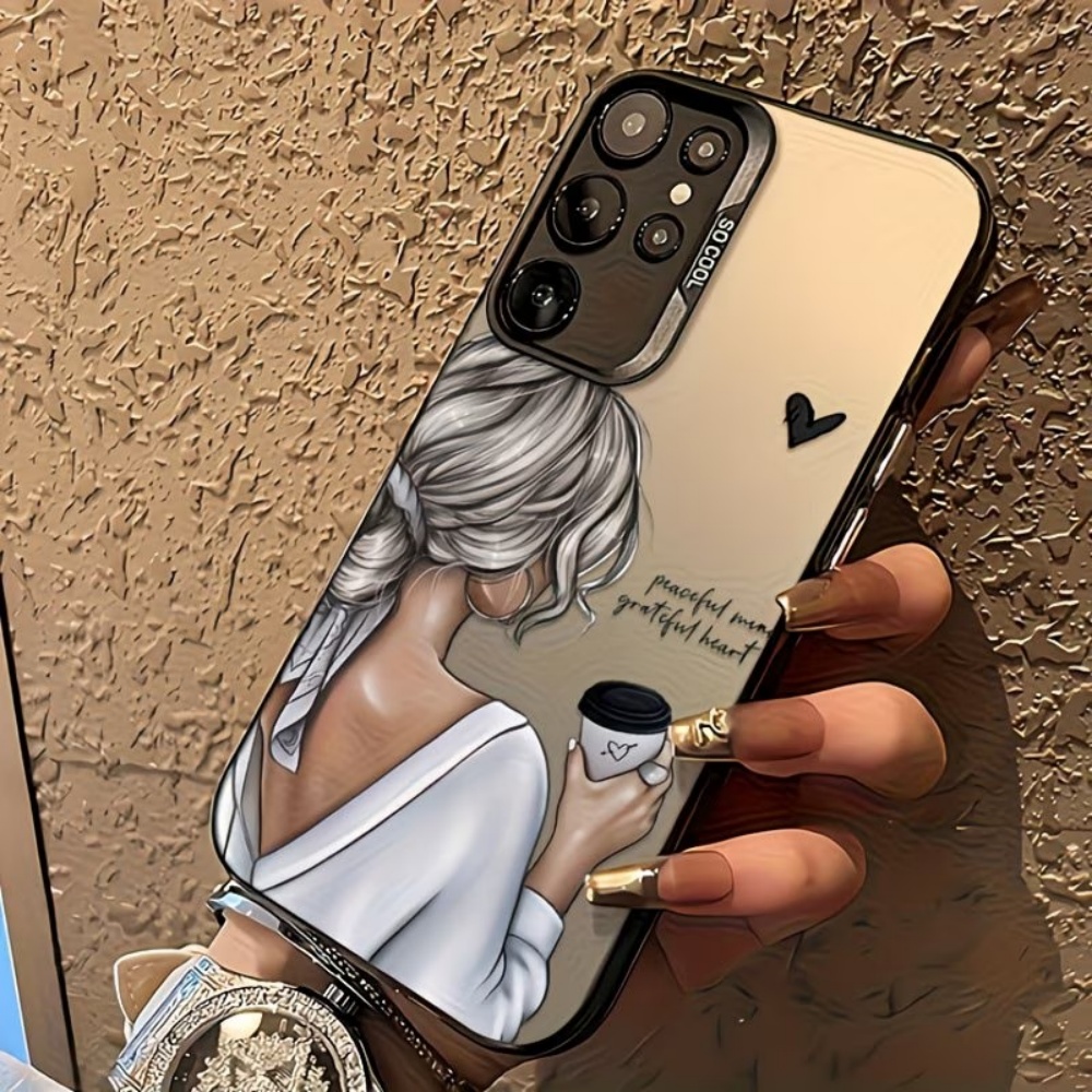 غطاء هاتف مطبوع عليه 'فتاة هاد - مراجعة Phone Cases For Samsung S21 5G وسعره