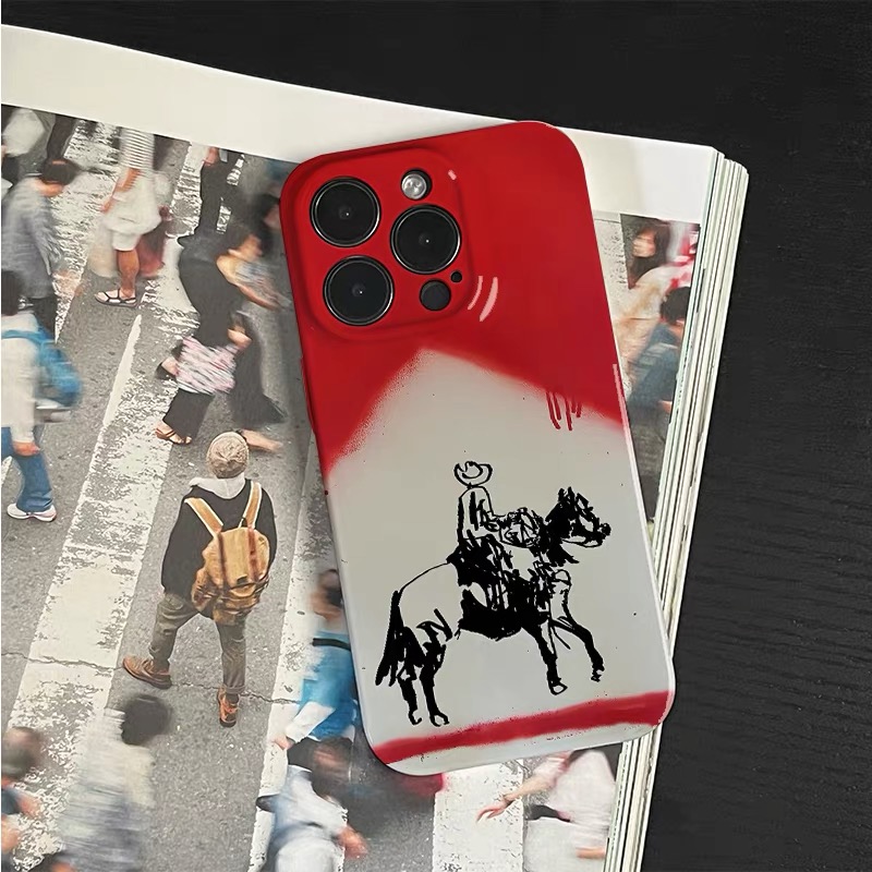 Ins الكورية الأحمر ركوب الصبي  - مراجعة Phone Cases Xr Boys وسعره