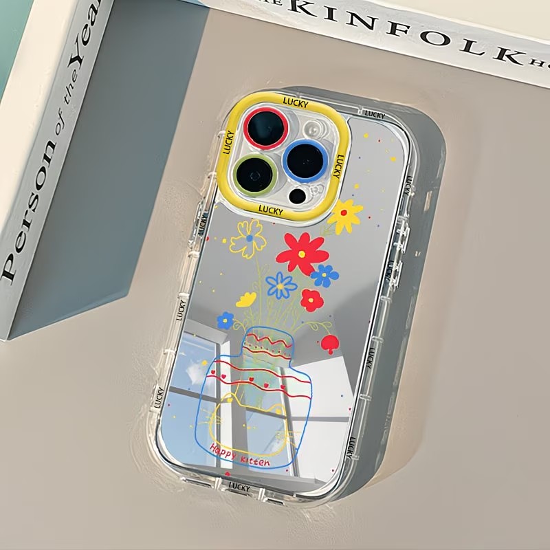 غطاء هاتف ناعم بتصميم مرآة على - مراجعة Phone Cases Cat وسعره