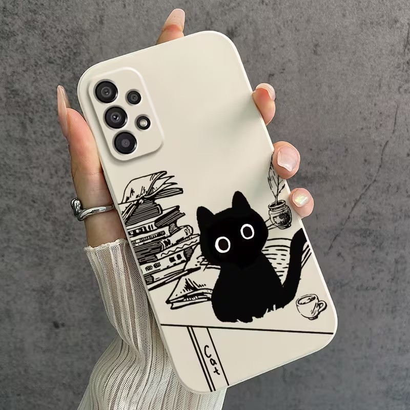 غطاء هاتف بنمط قطة سوداء تقرأ  - مراجعة Phone Cases Cat وسعره