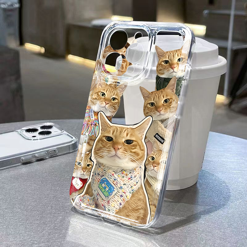 غطاء هاتف شفاف بتصميم قطة لطيف - مراجعة Phone Cases Cat وسعره