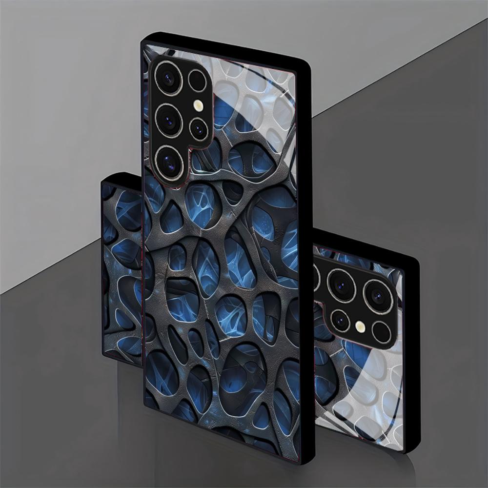 جراب هاتف زجاجي أزرق بتصميم خل - مراجعة Phone Cases For Samsung S21 5G وسعره