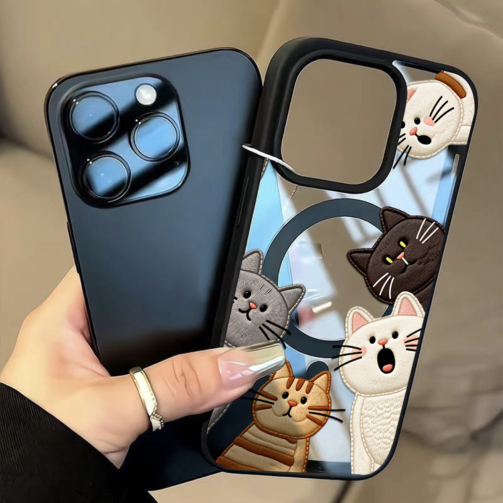 غطاء هاتف لطيف بتصميم قطة مطرز - مراجعة Phone Cases Cat وسعره