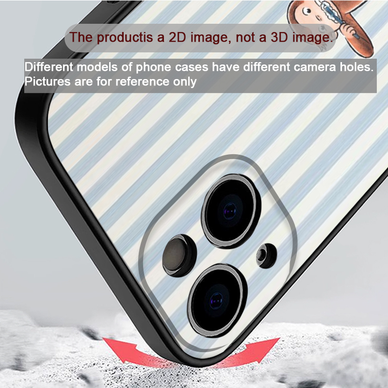 غطاء هاتف كرتوني مخطط على شكل  - مراجعة Phone Cases Cat وسعره